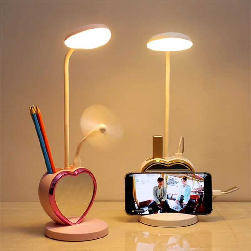 New Creative Like Multi-Functional Led Eye Protection Desk Lamp Student Reading Dormitory Folding Book Lamp For Gift