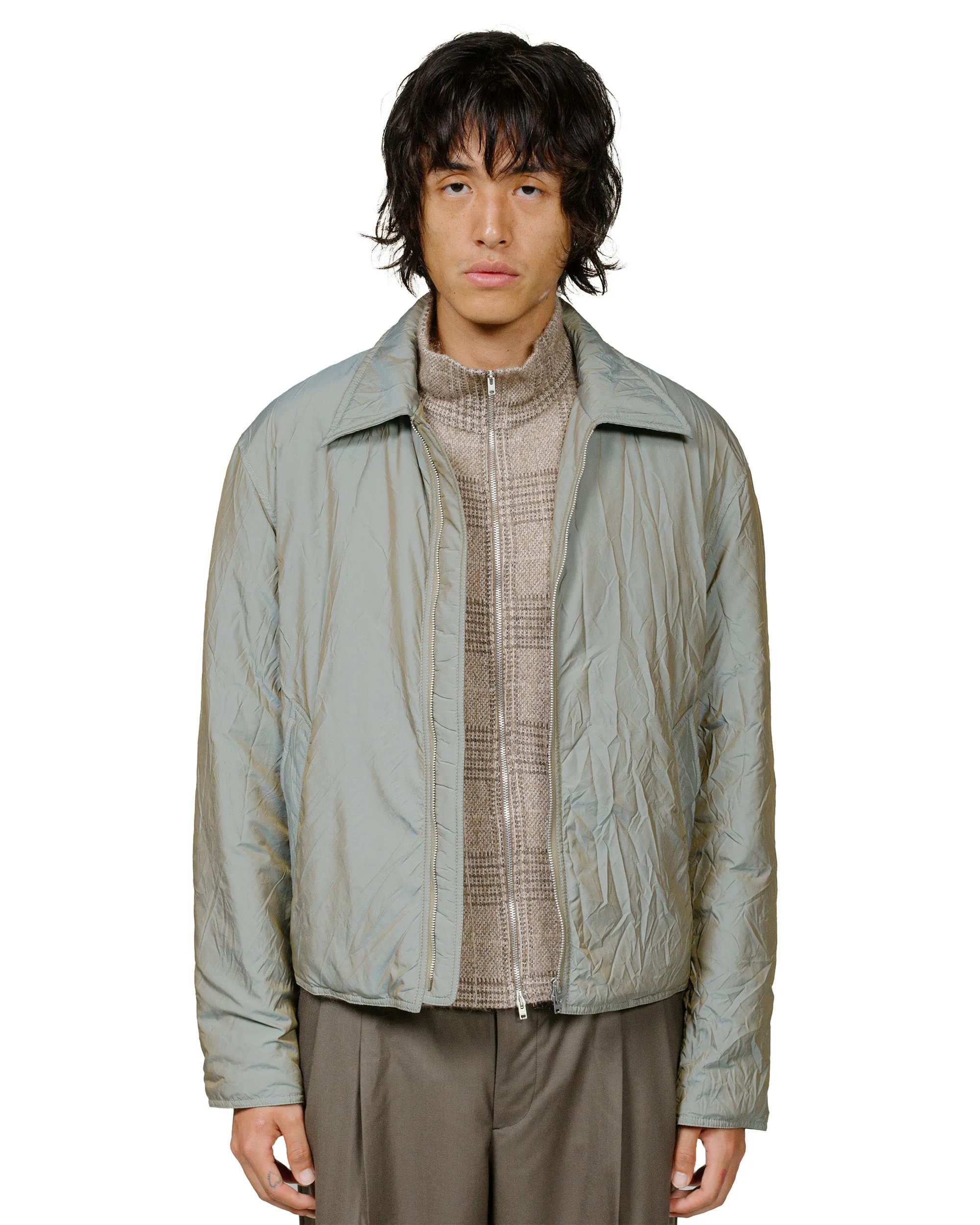 Our Legacy Slight Jacket Shining Olive Crinkle Solaro