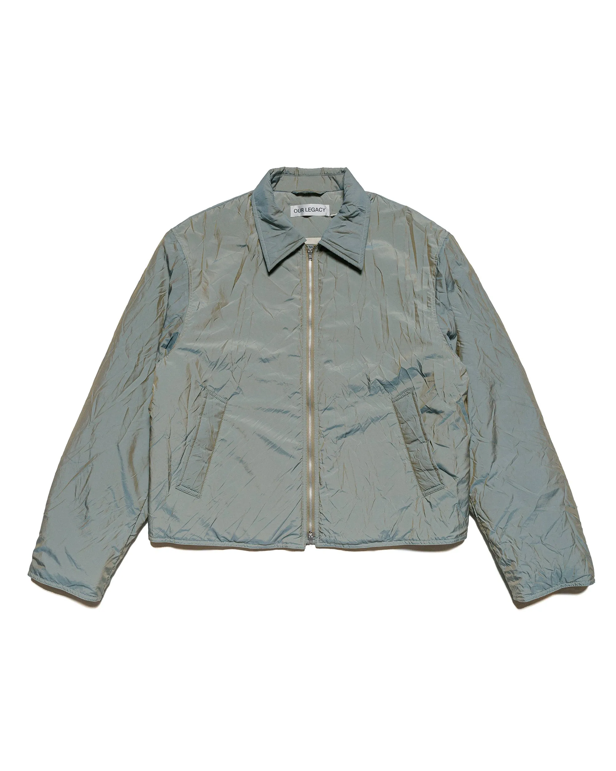 Our Legacy Slight Jacket Shining Olive Crinkle Solaro