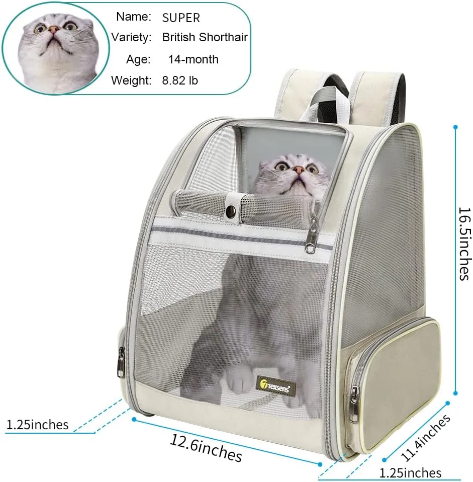 Pet Backpack Carrier for Small Cats Dogs