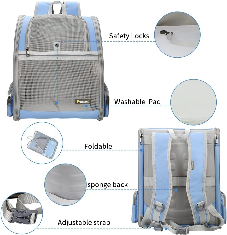 Pet Backpack Carrier for Small Cats Dogs