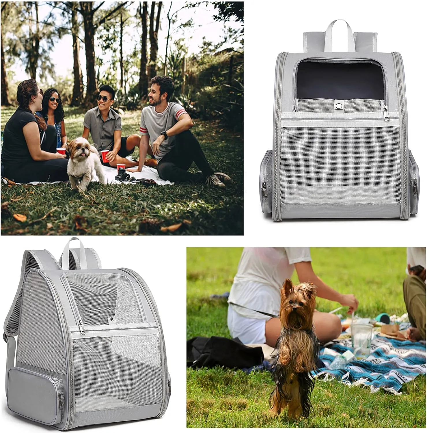 Pet Backpack Carrier for Small Cats Dogs