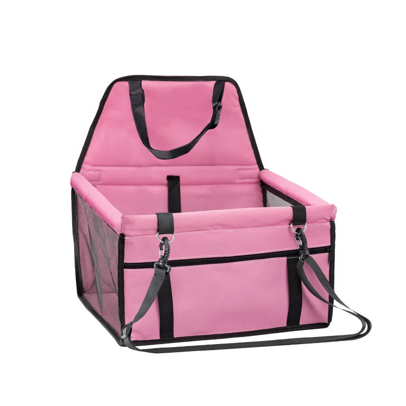 Pet Car Booster Seat Foldable Carrier