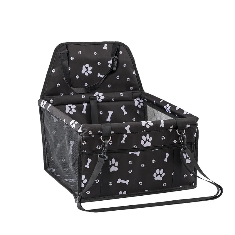 Pet Car Booster Seat Foldable Carrier