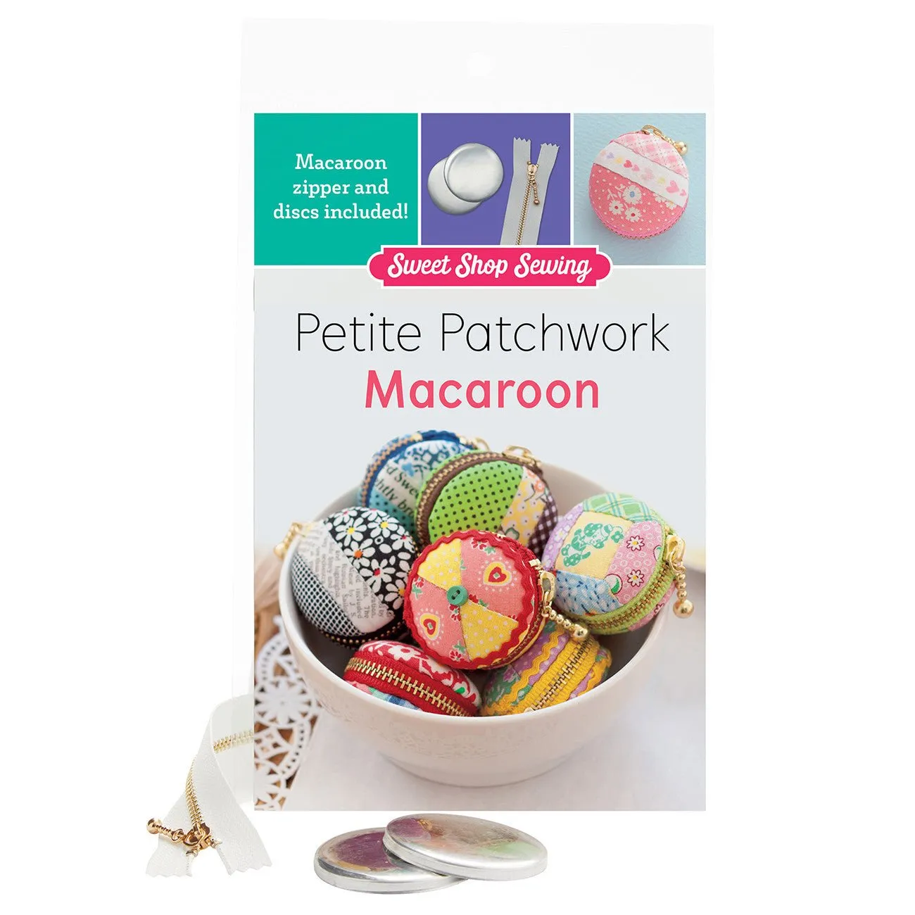 Petite Patchwork Macaroon Kit#2 with Zipper from Zakka Workshop