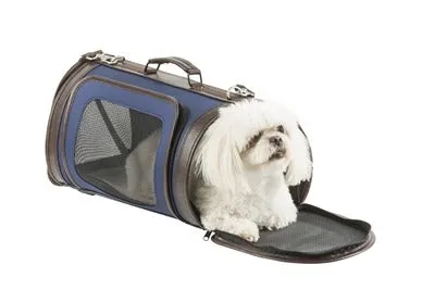 Petote Kelle Bag Airline Approved Dog Carrier - Navy Blue