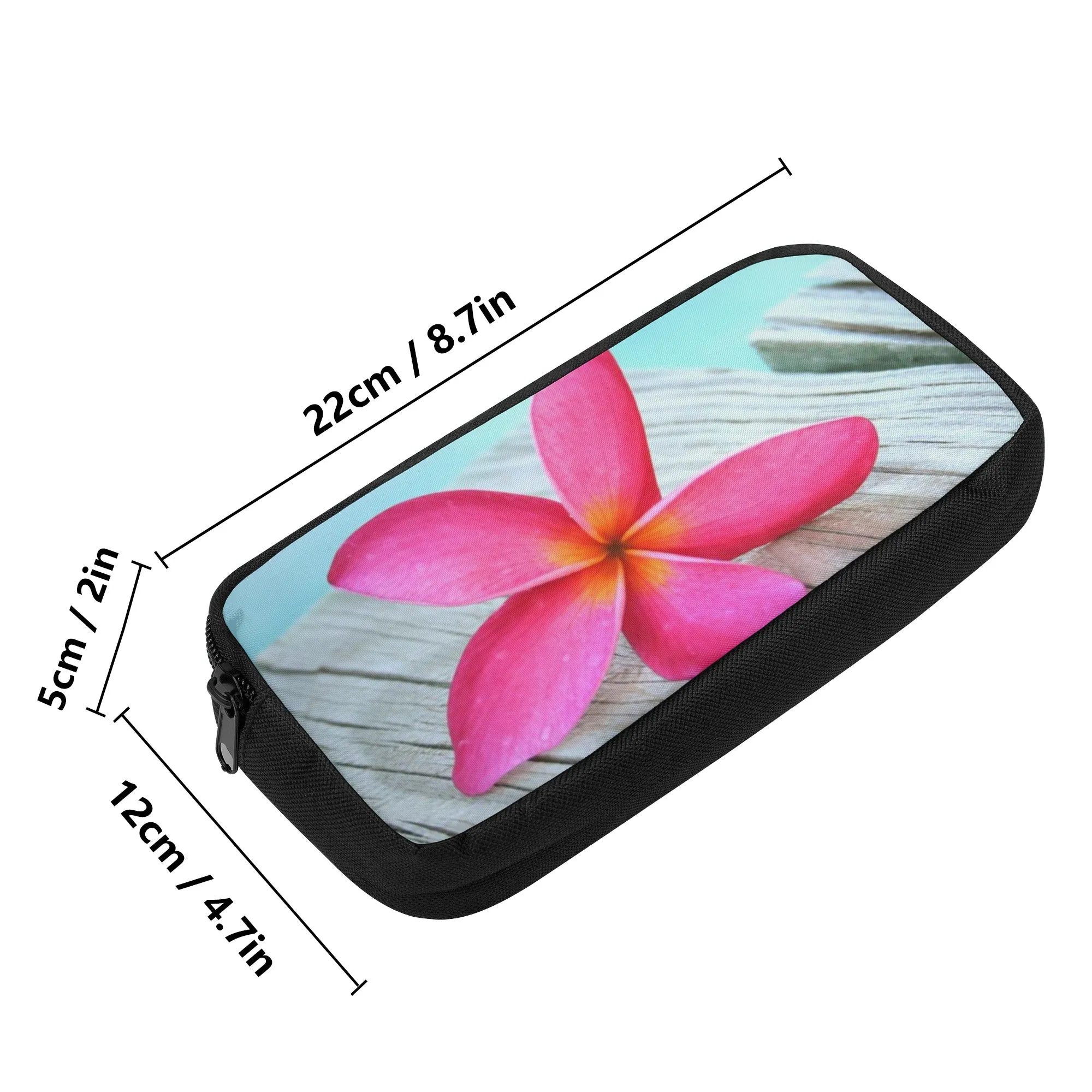 Pink Frangipani Pencil Cases