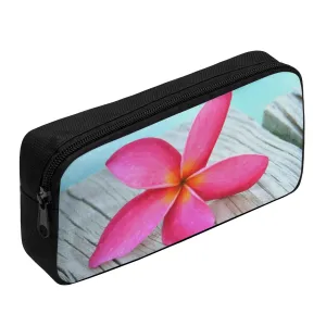 Pink Frangipani Pencil Cases