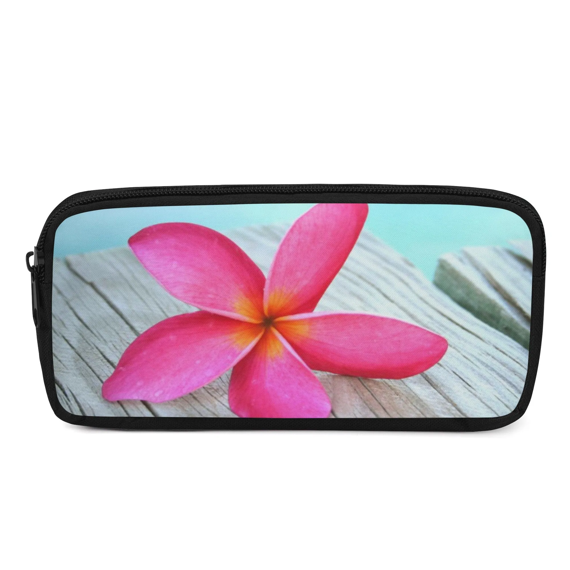 Pink Frangipani Pencil Cases