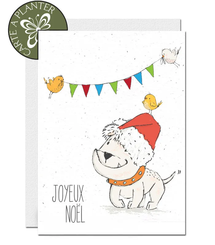 Plantable Christmas Card - Bulldog