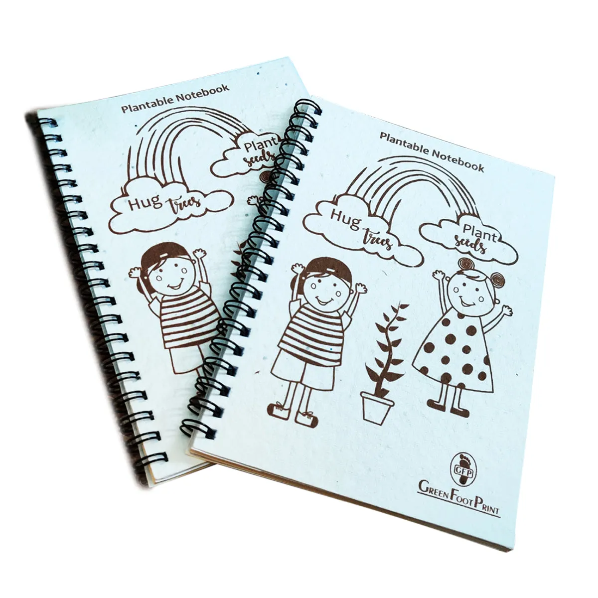 Plantable Notebooks With Seed Paper Cover | Pack of 2