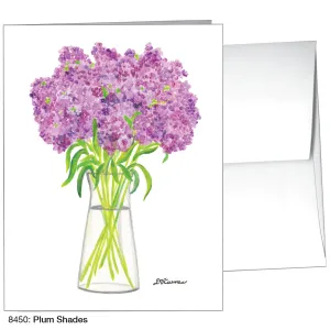 Plum Shades, Greeting Card (8450)