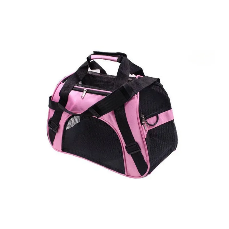 Portable Breathable Pet Travel Carrier Bag - For Dogs & Cats