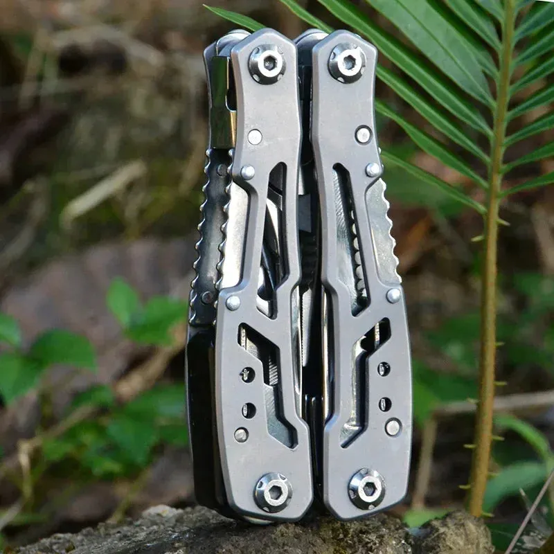 Portable Stainless Steel EDC Folding Multifunction Tool Survival Tool