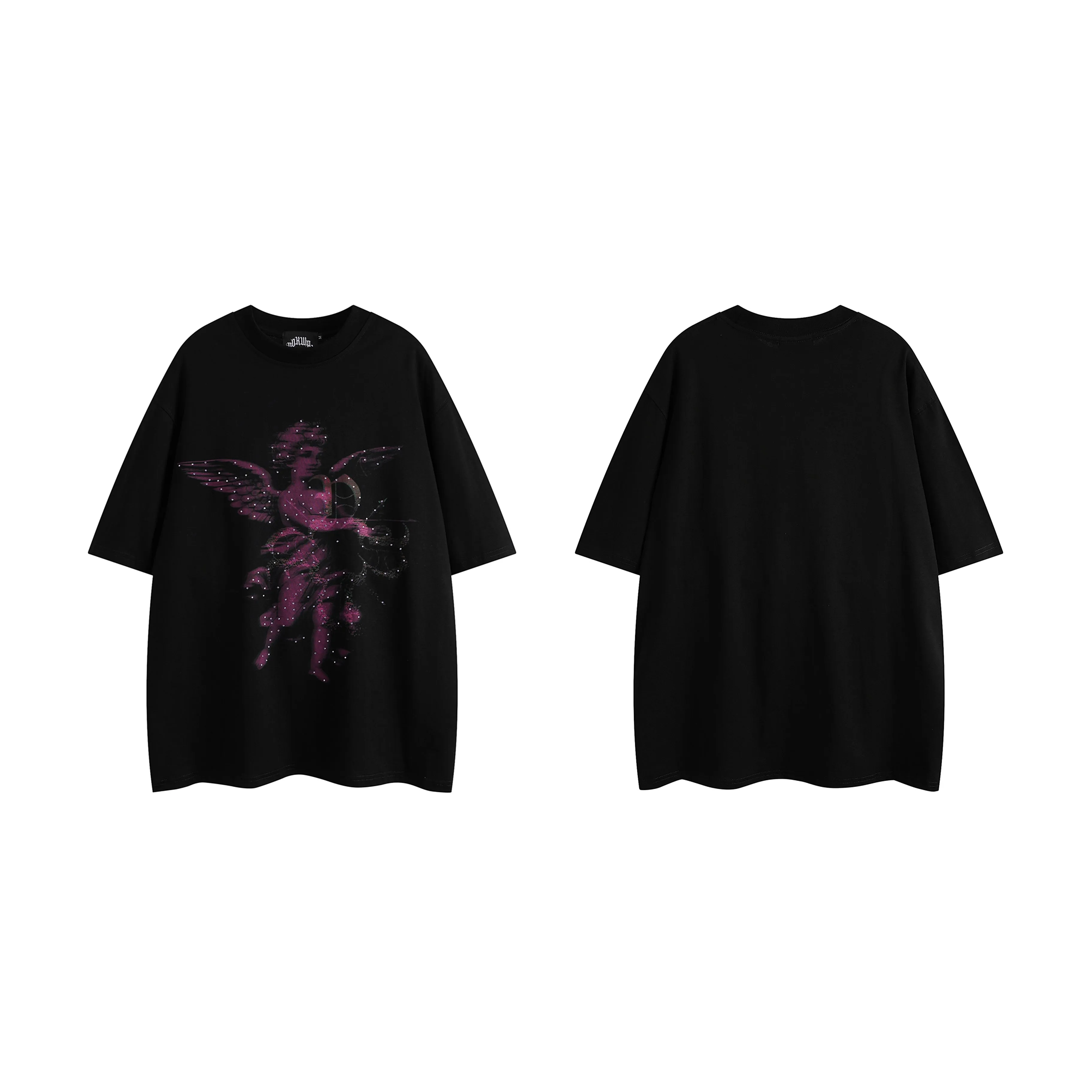 Purple Cupid Monogram Tee