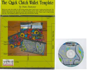 Quick Clutch Wallet Template and Pattern