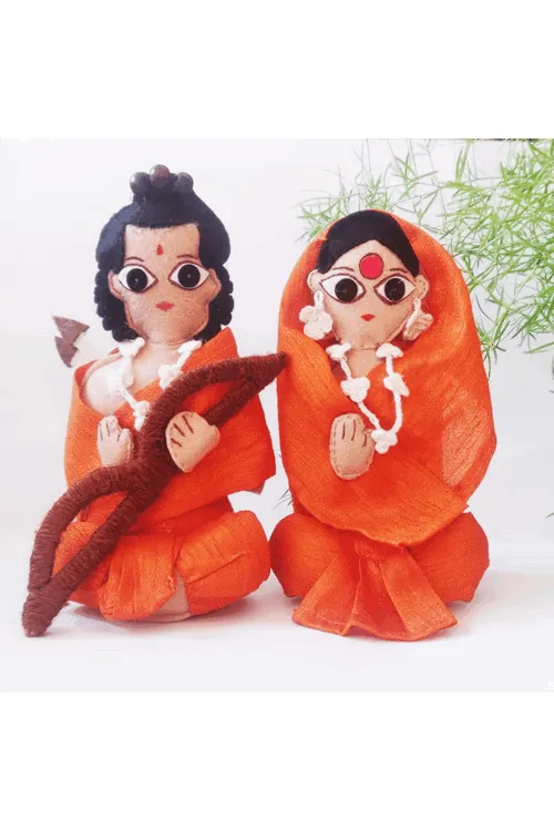 "Svatanya" Handcrafted Eco-Friendly Rama & Sita