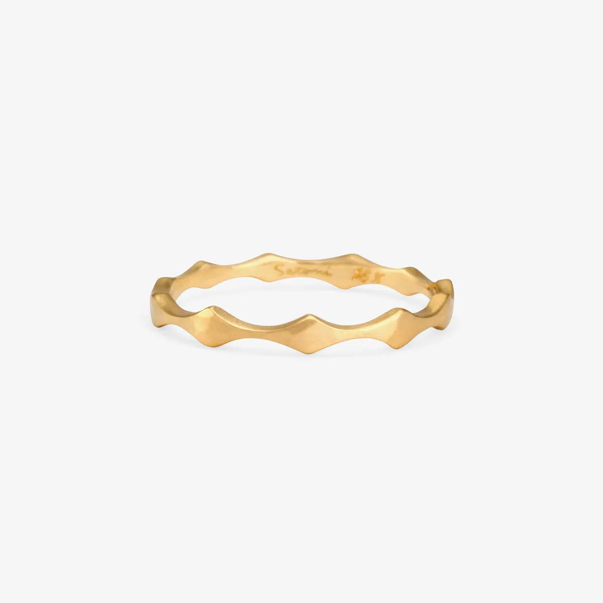 R7502 | Small Hammered Texture Marrakech Ring