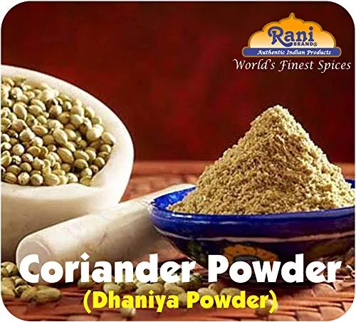 Rani Coriander Ground Powder (Indian Dhania) Spice 100g (3.5oz) ~ All Natural, Salt-Free | Vegan | No Colors | Gluten Friendly | NON-GMO | Kosher