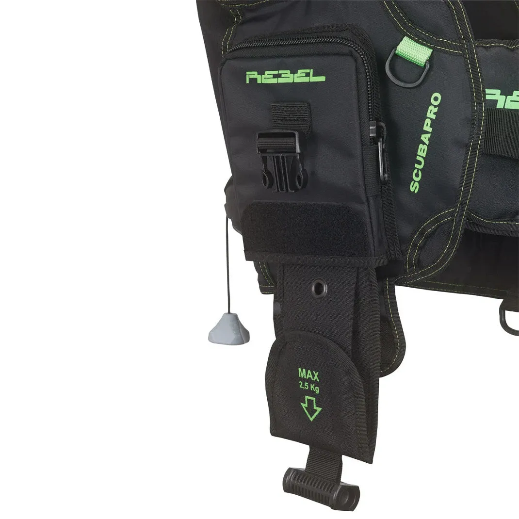 REBEL BCD WEIGHT POCKET KIT, SMALL DIVER