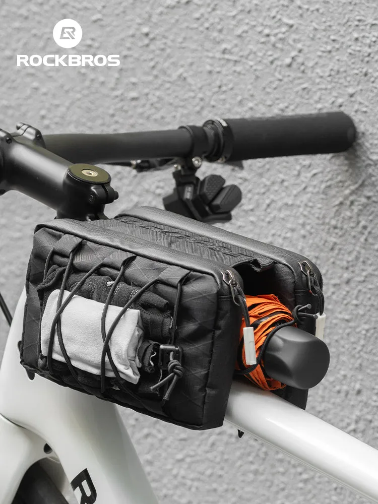 ROCKBROS 1L Bicycle Tube Bag - Dual Storage & Portable Shoulder Bag