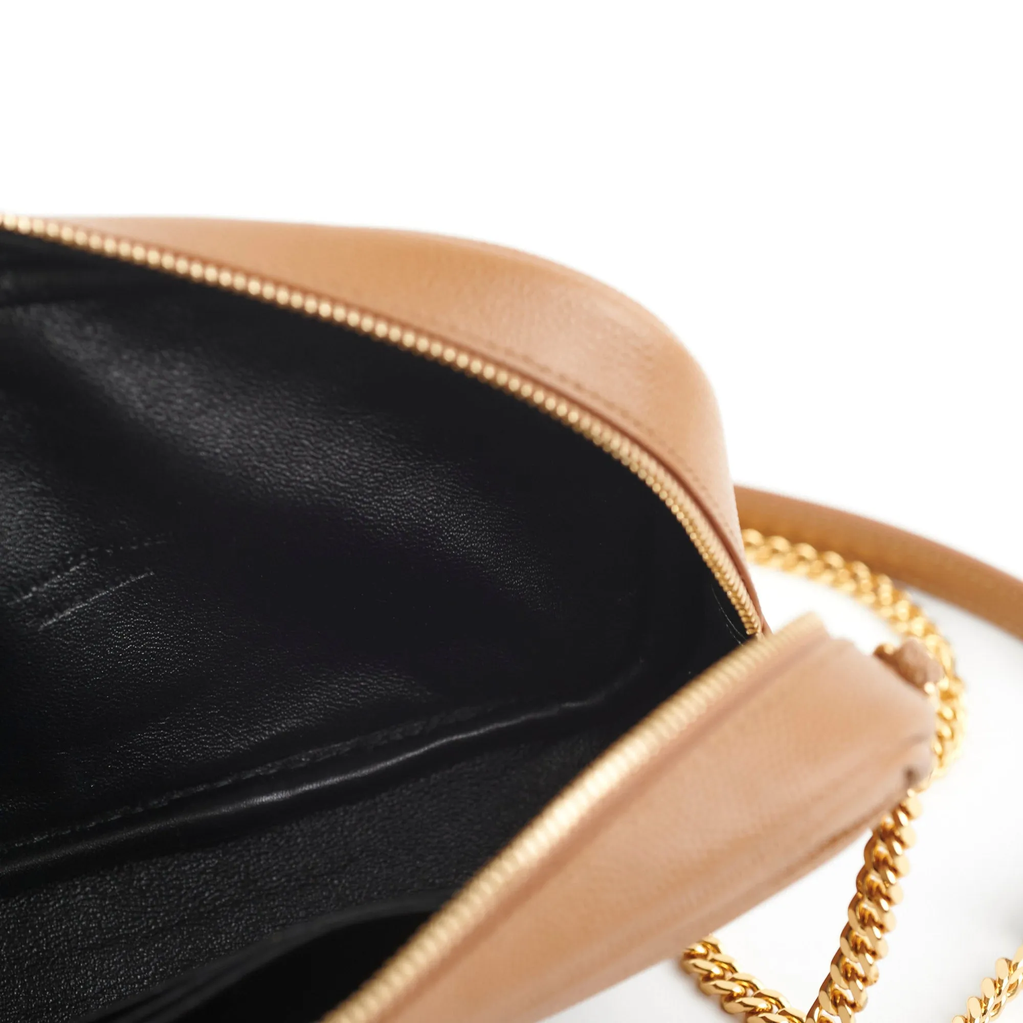 Saint Laurent Lou Mini Bag Tan