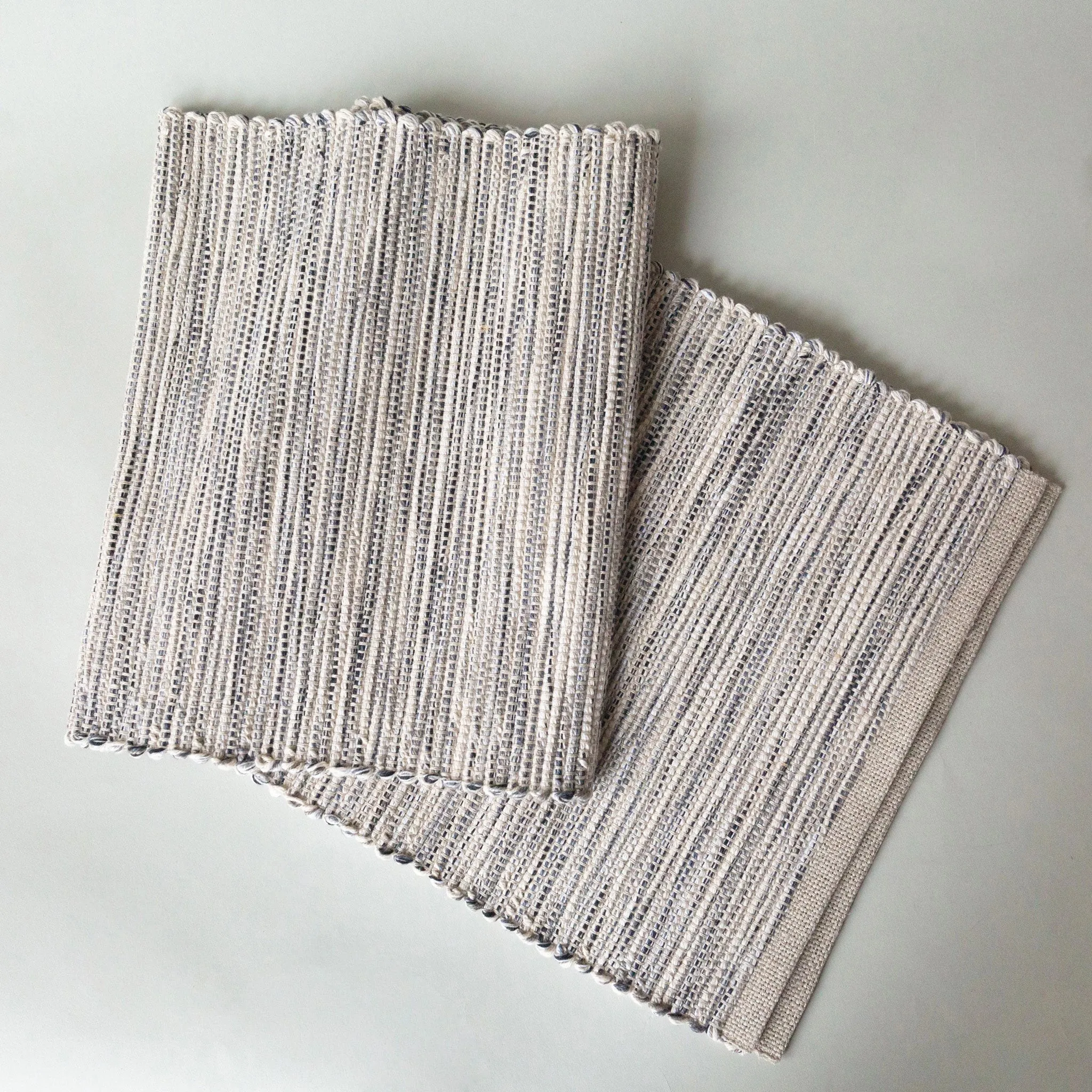 Salt & Pepper Handwoven Table Runner