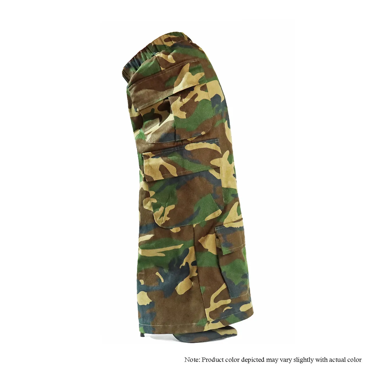 SCANDALOUS-22 THIGH HIGH FUNCTIONAL POCKET - CAMOUFLAGE