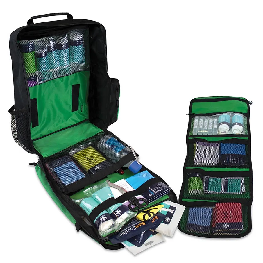 School Trip Kit in Green Rucksack