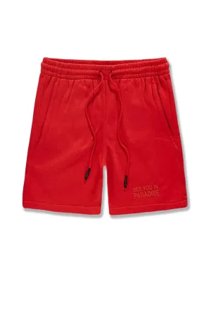 See You Paradise Shorts (Red) - JC9097SRED