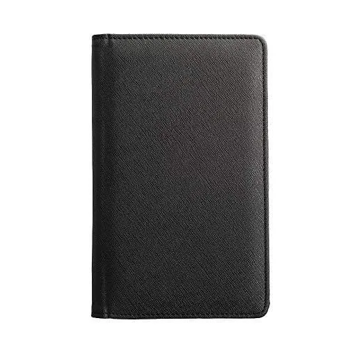 Server Book for Waitress, 4.7x7.5 Serving Book, Server Wallet, Waiter Book for Servers, Guest Check Holder Fit Apron Pocket (Black)