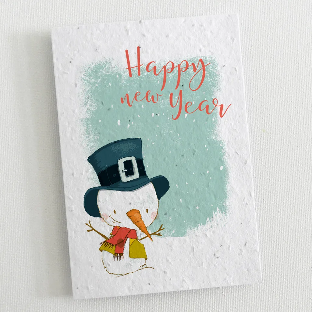 Set of 6 Plantable New Year Cards