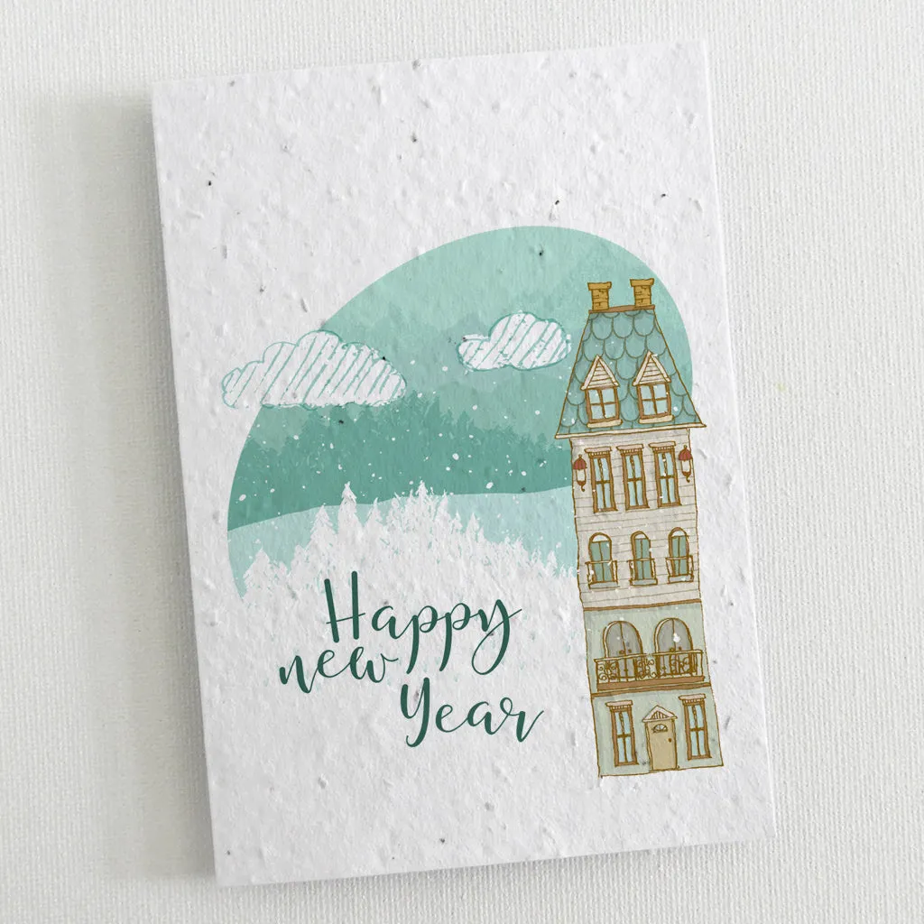 Set of 6 Plantable New Year Cards