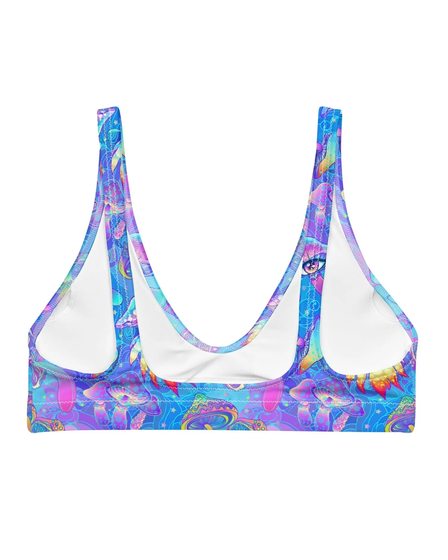 Shroomin Blue Bra Top