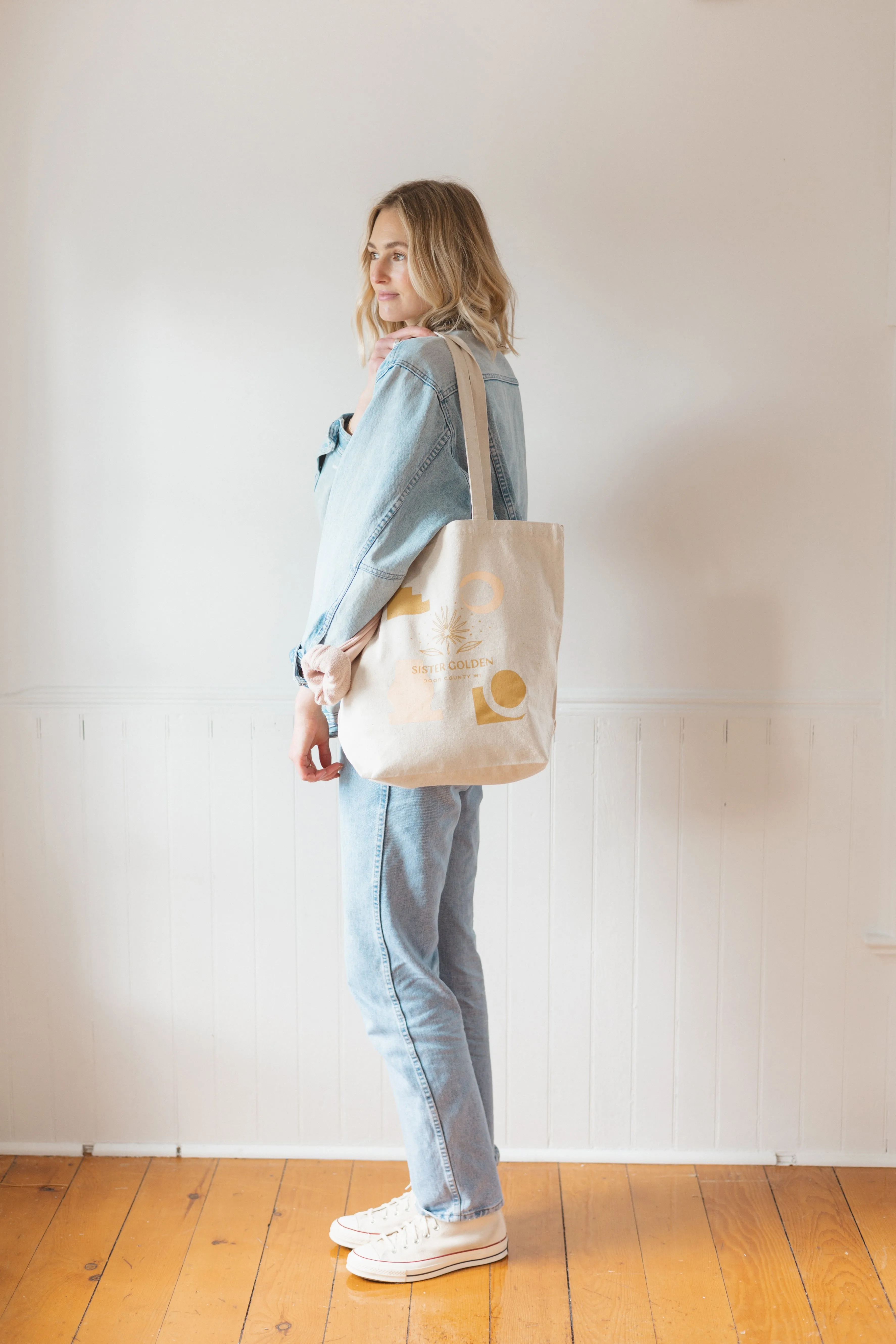 Sister Golden Shapes Tote