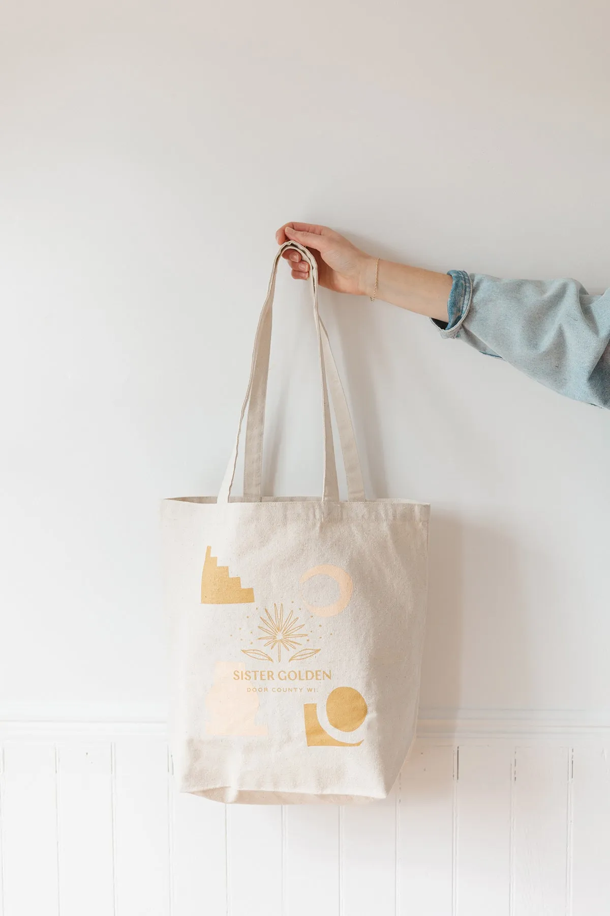 Sister Golden Shapes Tote