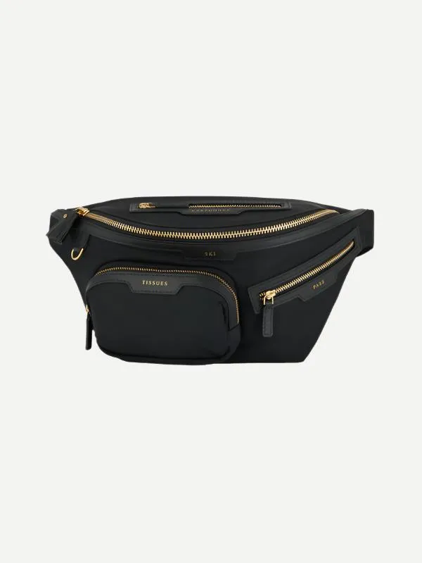 Ski Bum Bag in Black