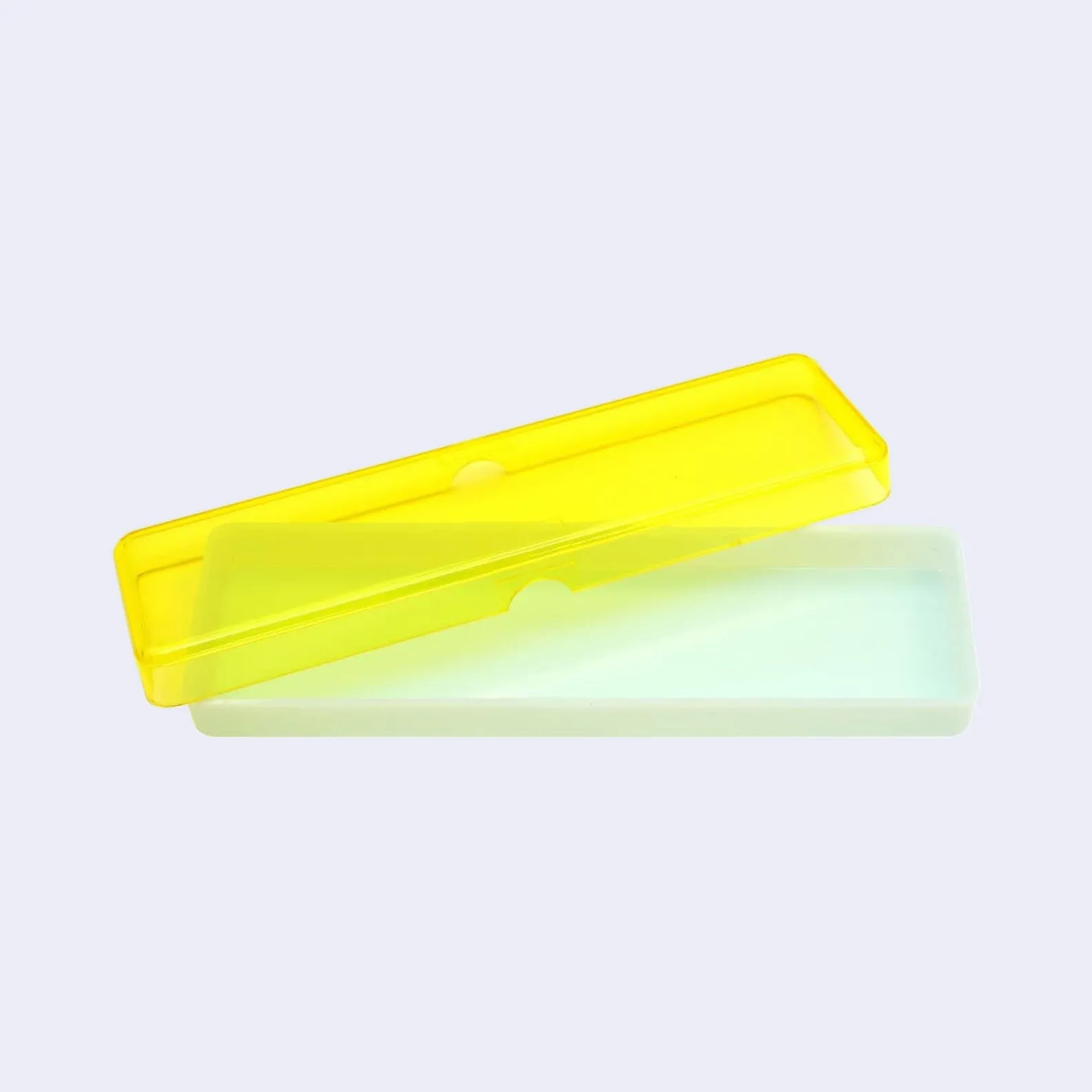 SKLO Transparent Pen Case (Lemon x Mint)