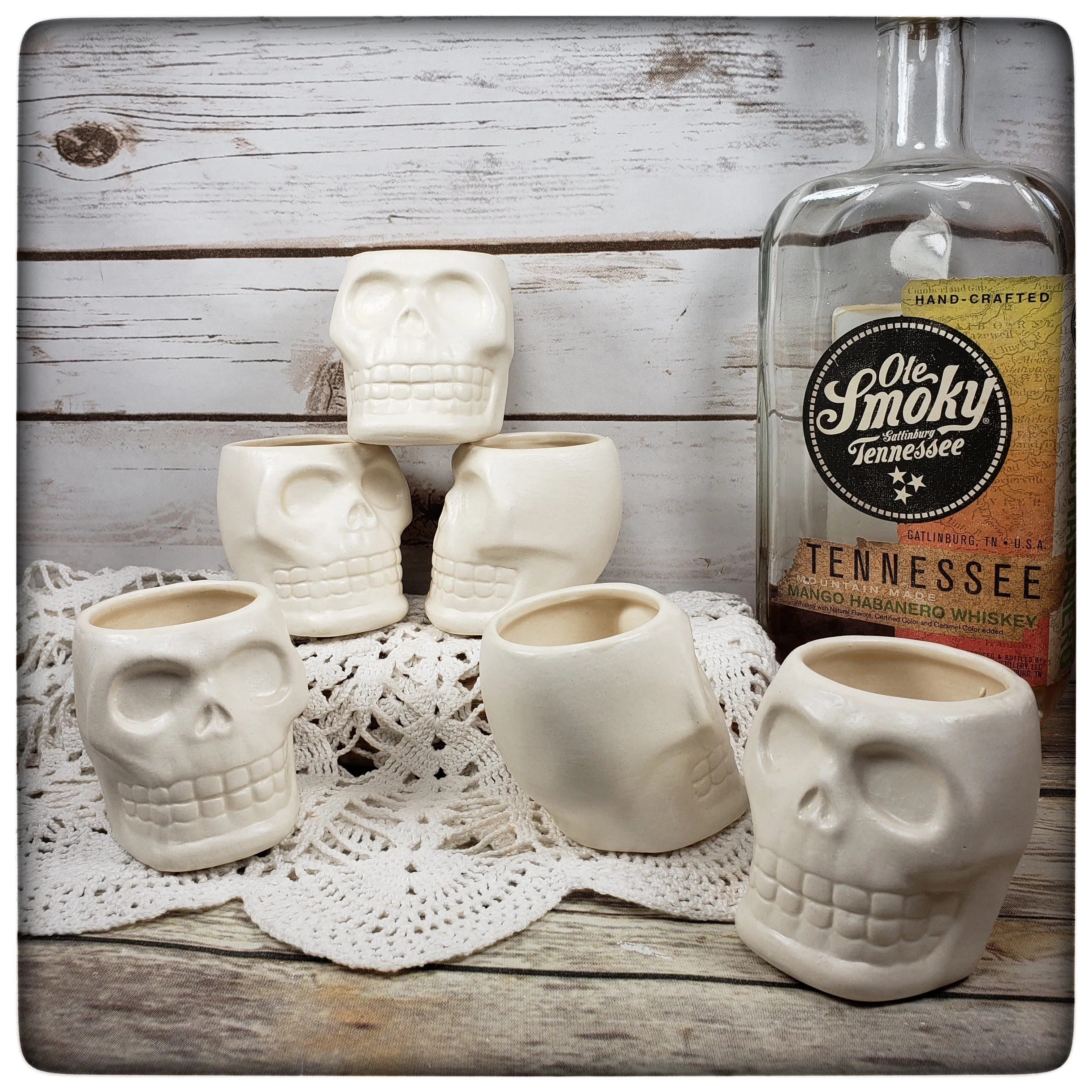 Skull shot glass