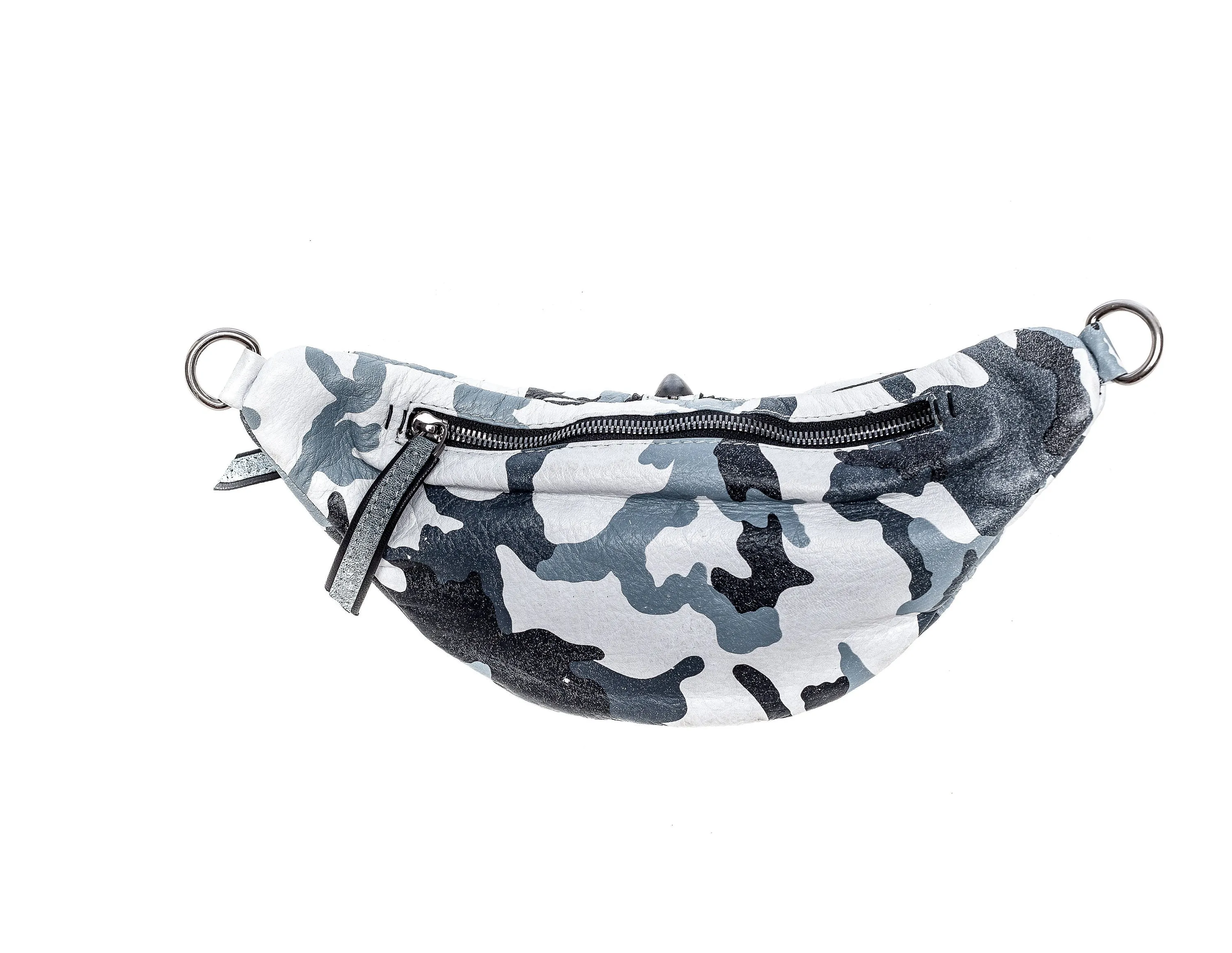 Snow Leopard Camo Fanny Pack and Sling Bag