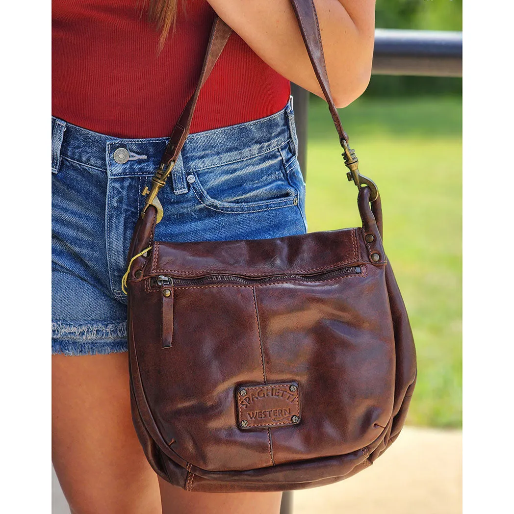 Spaghetti Western Brown Sunrise Shoulder Bag