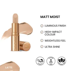 ST London Matt Moist Long-Lasting Lipstick Latte