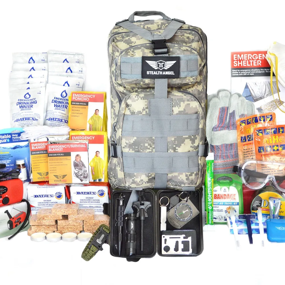 Stealth Angel 2 Person Emergency Kit / Survival Bag (72 Hours)