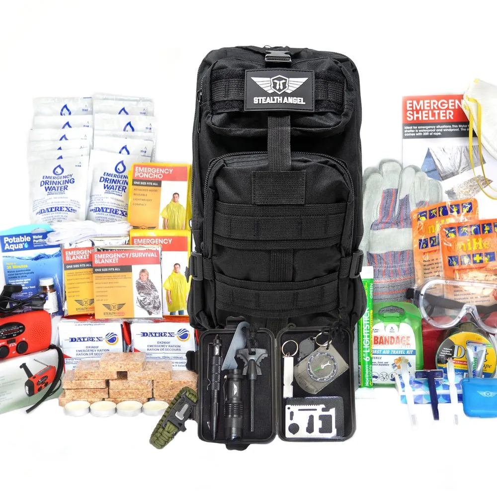 Stealth Angel 2 Person Emergency Kit / Survival Bag (72 Hours)