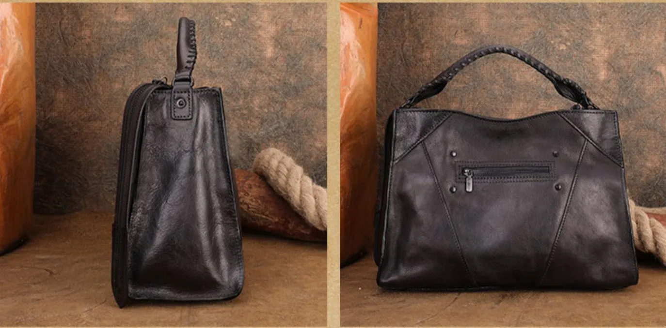 Stylish Womens Quality Leather Handbags Brown Leather Shoulder Bag