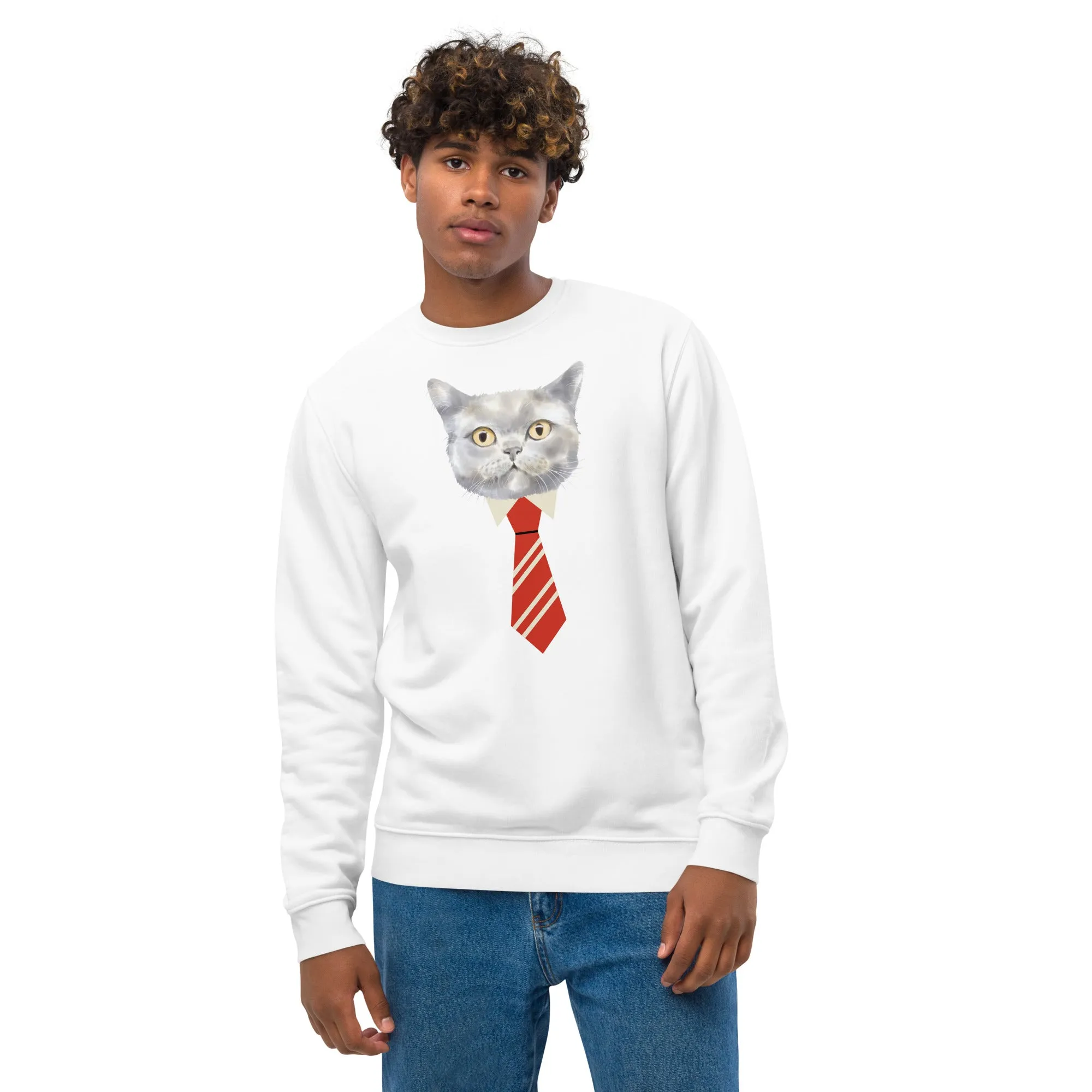 Super Cat Dad, Unisex eco sweatshirt