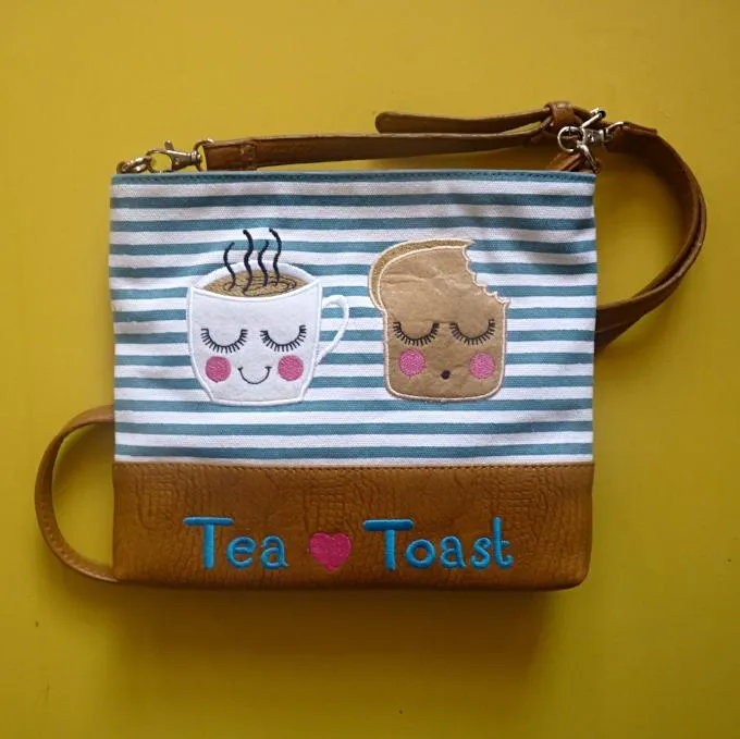 Tea & Toast Over Shoulder Bag