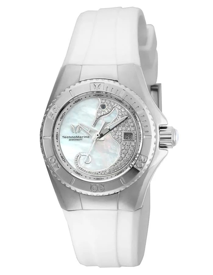 Technomarine Cruise Womens Watch - Stainless Steel - Mother of Pearl - Crystals