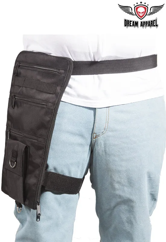 Thigh Textile Fanny Pack With Gun Pocket