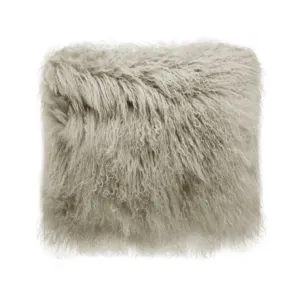 Tibetan Fur Cushions | Grey | Assorted Sizes